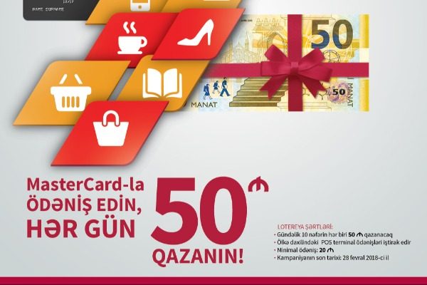 Kapital Bank-ın 280 müştərisi 50 manat qazandı 